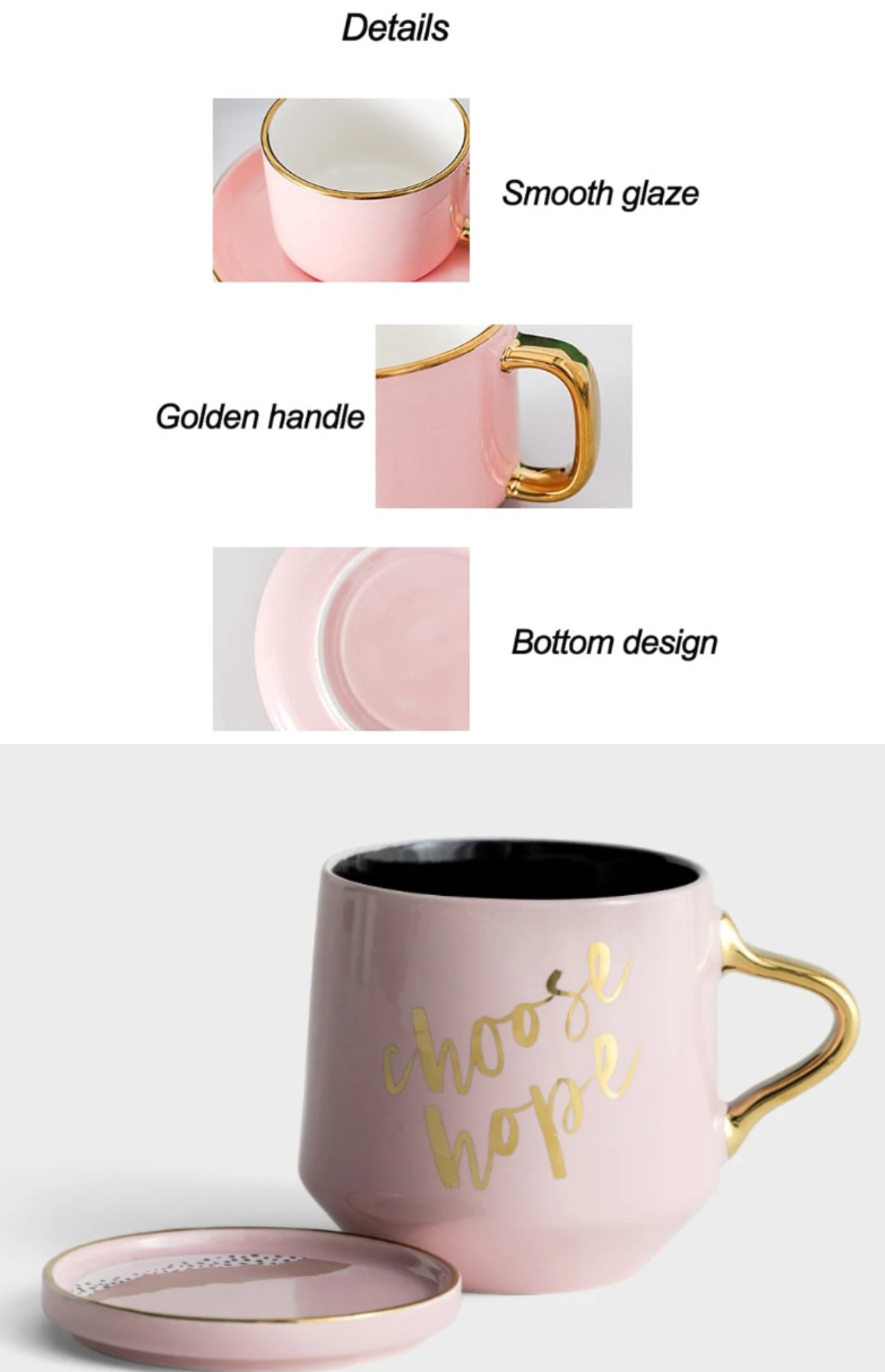 Choose Hope Ceramic Mug – Set of 2 (13 oz)