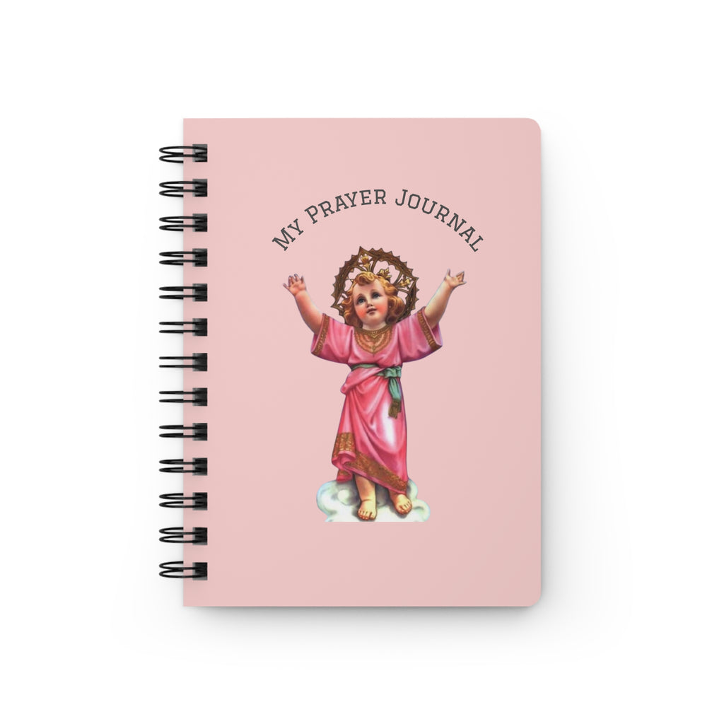 My Prayer Journal, Inspirational Journal, Spiritual Notebook, Gift for Prayer Warriors, Daily Reflection Journal, Pink Spiral Journal