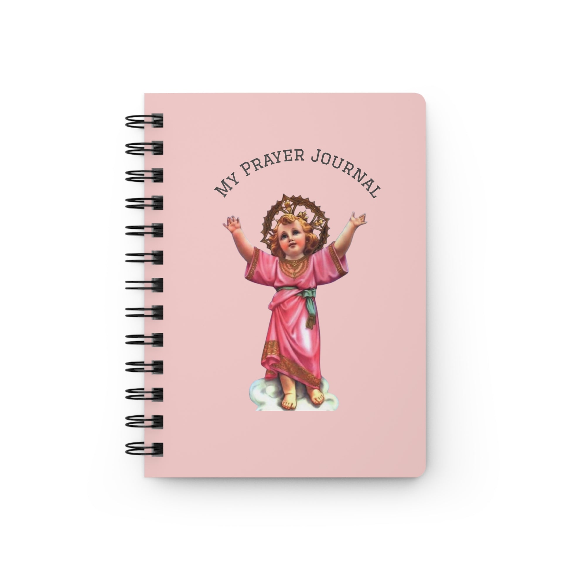 My Prayer Journal, Inspirational Journal, Spiritual Notebook, Gift for Prayer Warriors, Daily Reflection Journal, Pink Spiral Journal